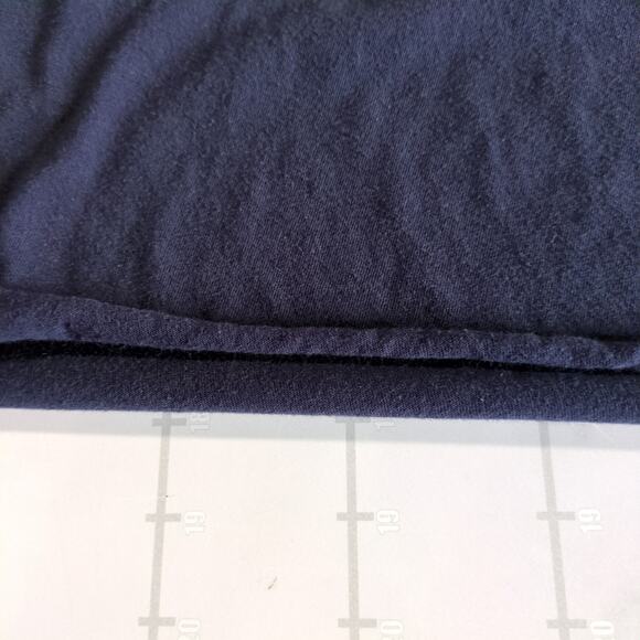 Quiksilver Crop Top Shirt Womens L Blue Cropped Vintage Skate Style Casual Wear - Picture 7 of 7